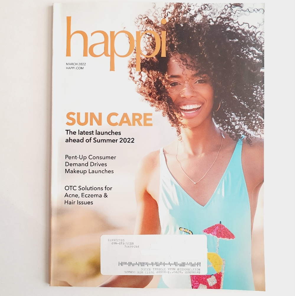 Happi Magazine March, 2022 Sun Care